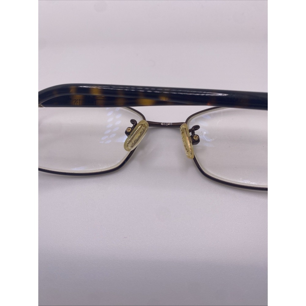 Coach Eyeglasses FRAMES ONLY Gertie 51-16-135 Brown Tortoise 383 - Picture 4 of 16